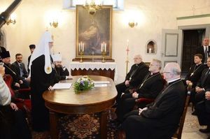 Встреча Предстоятелей ЭЕЛЦ и МП РПЦ