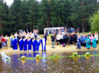 Первое крещение лета 2010 года состоялось в Коми