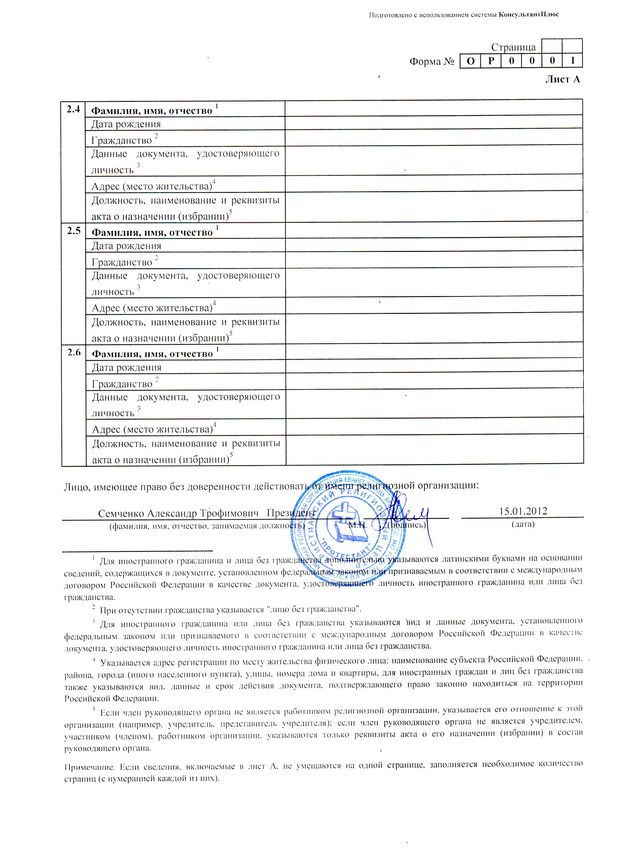Отчетность МРО ХРЦ "Протестант"