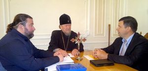 Глава ОВЦС РС ЕХБ  встретился с главой Симферопольской и Крымской епархии РПЦ МП