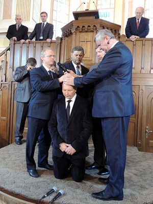 Рукоположении в МЦЦ ЕХБ