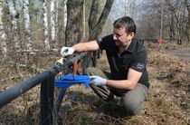 Протестанты восстанавливают памятники погибшим на фронтах ВОВ