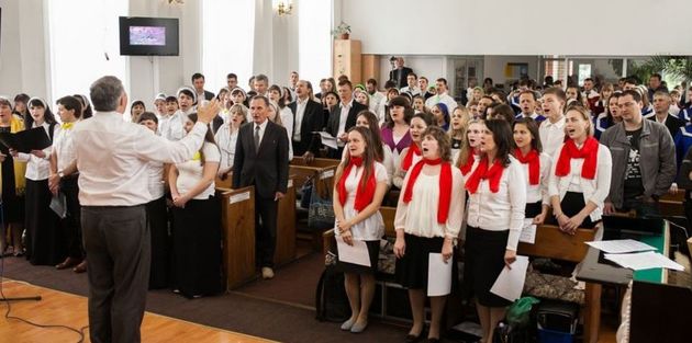 Фестиваль хоров РС ЕХБ «Воскресшему Христу - слава, слава, слава!!!»