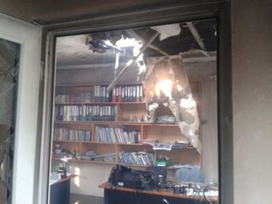 Пожар в лютеранской церкви