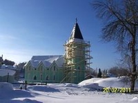 Новая лютеранская церковь в п. Ляскеля