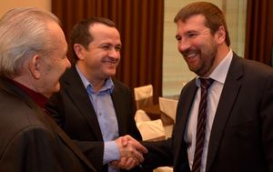 Торжественный ужин в честь освобождения А.Т.Семченко