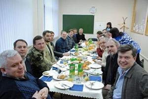 Совместное причастие пасторов накануне Пасхи