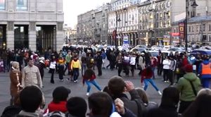 Христианский флешмоб в Санкт-Петербурге