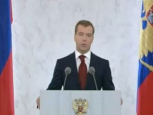 Президент Дмитрий Медведев о протестантах России