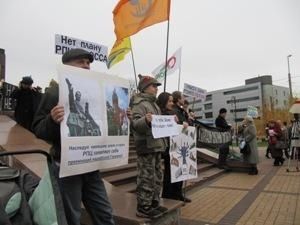 Акция протеста в Калининграде "Нет православному рейдерству"