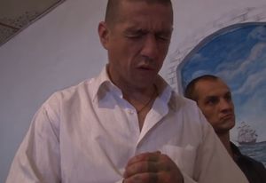 Водное крещение в колонии строгого режима